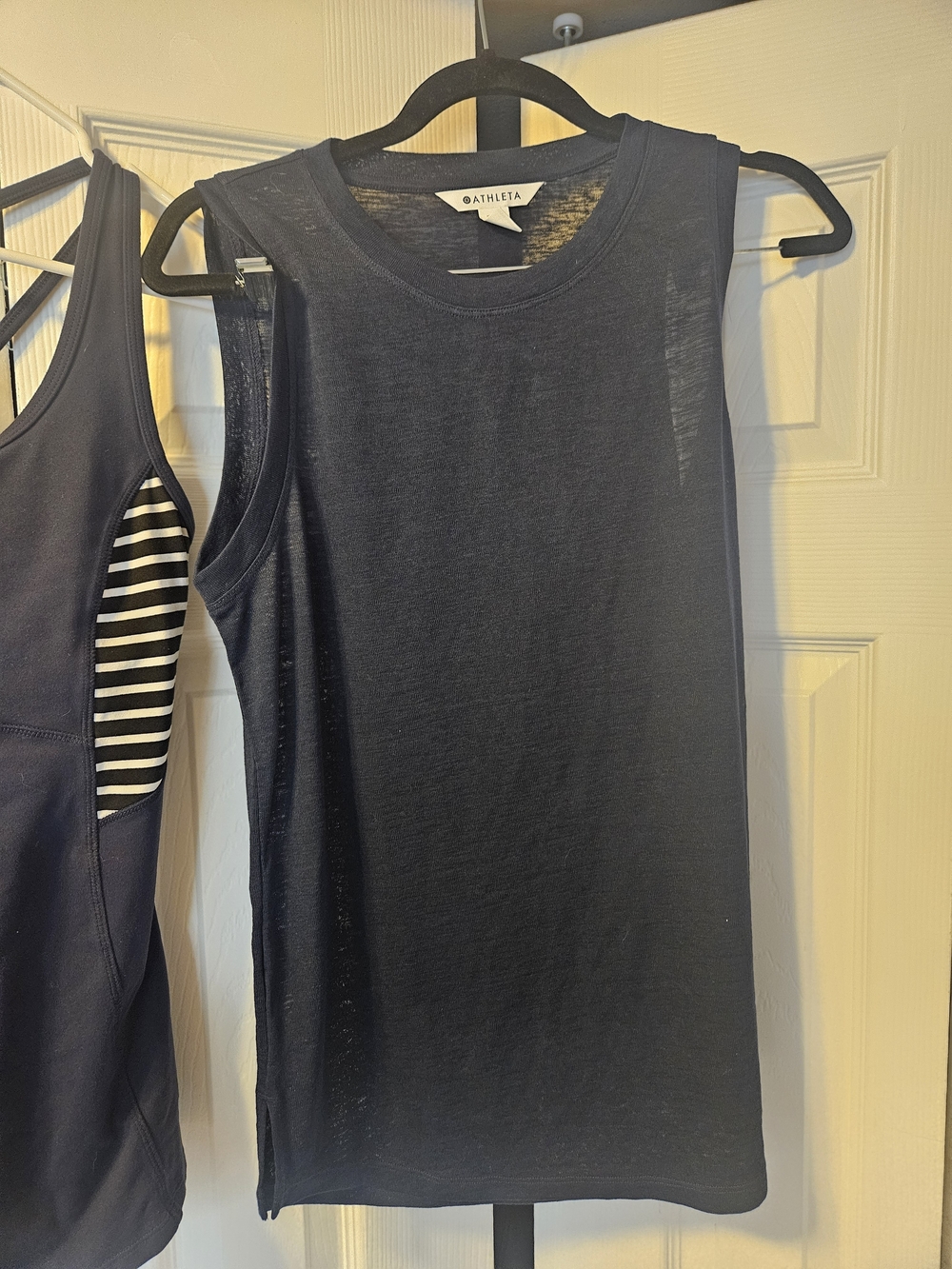 Athleta Navy Tank Top Duo- Medium - Picture 5 of 8